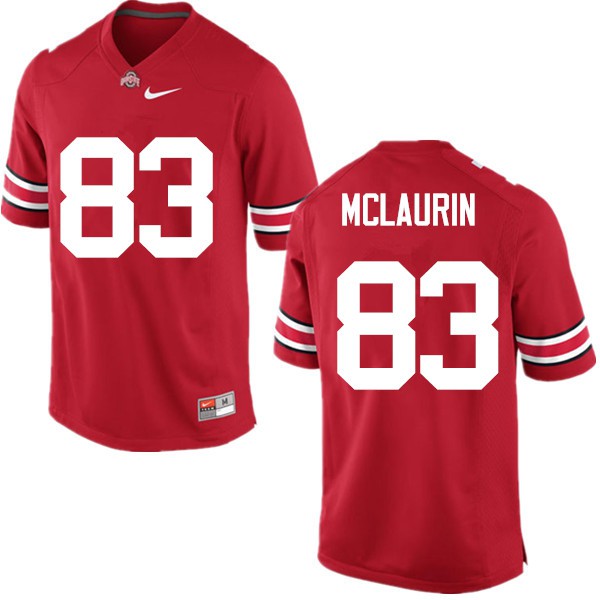 Ohio State Buckeyes #83 Terry McLaurin Men High School Jersey Red